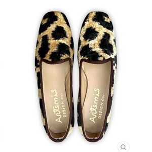 Artemis Clementine velvet loafers